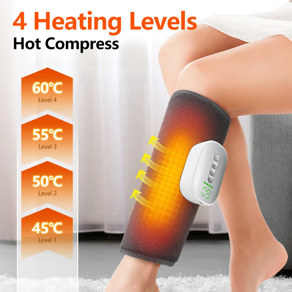 Wireless Calf Air Compression Massager & Leg Relaxation Wrap - 3