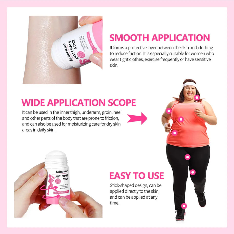 Anti-Chafing Friction Reducing Skin Protection Balm Stick