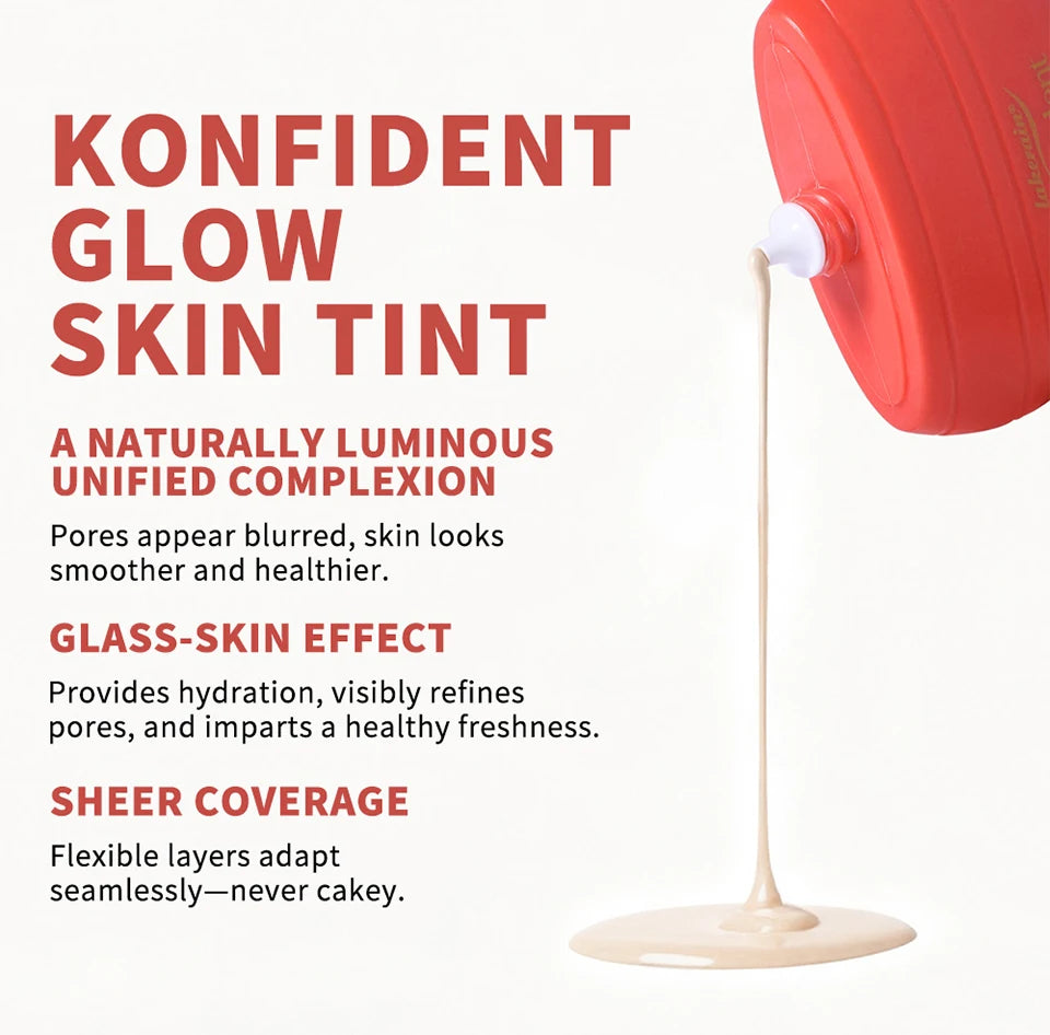 Hydrating Glow Skin Tint Liquid Foundation Makeup Base