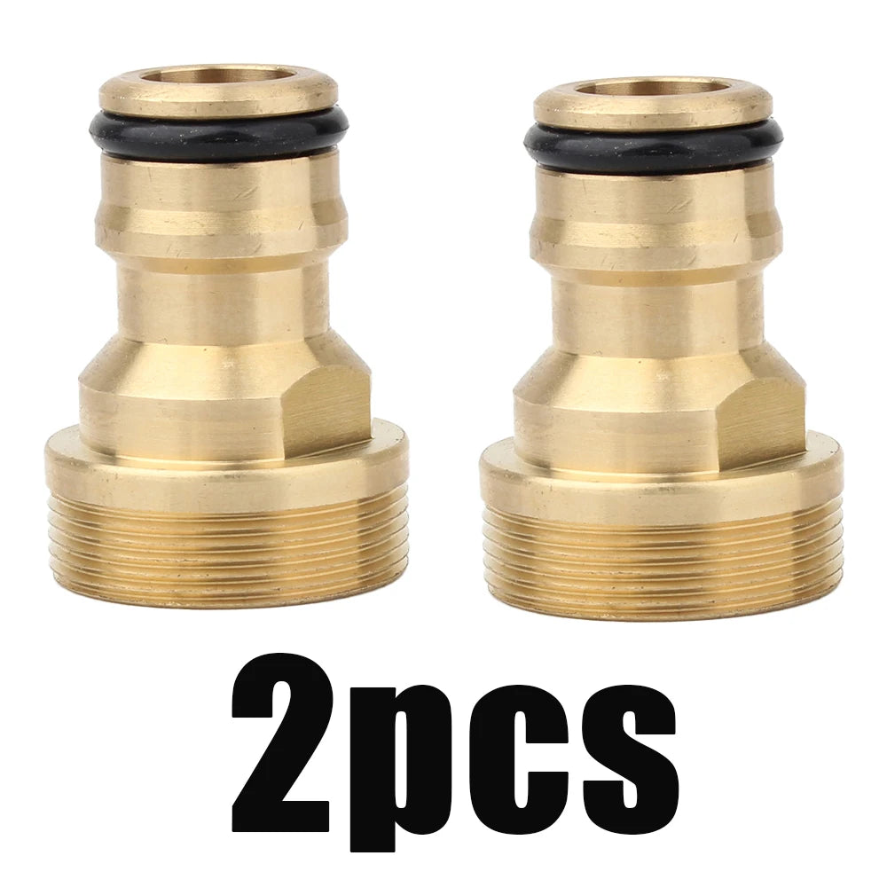 Universal Brass Faucet Adapter Connector for Garden Hose and Mixer Tap - 13