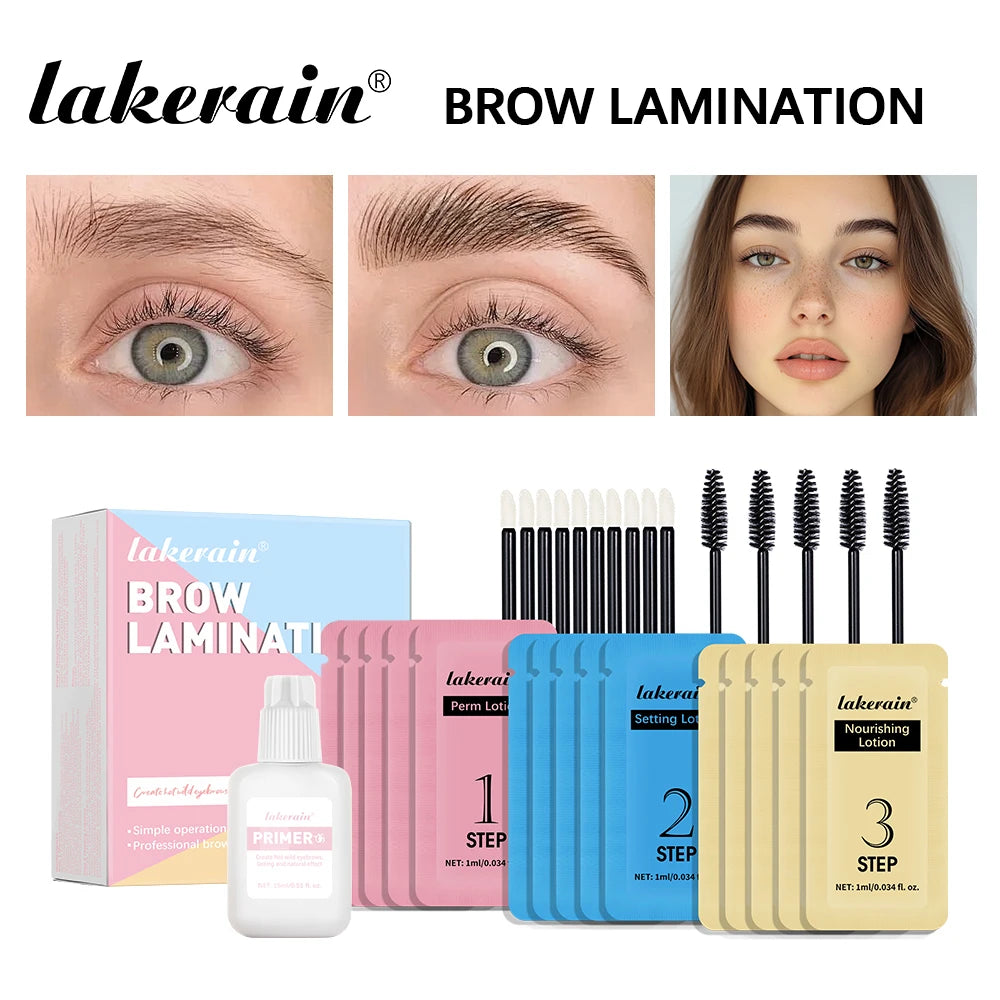 Lakerain Brow Lamination Kit Semi-Permanent Eyebrow Lift Set