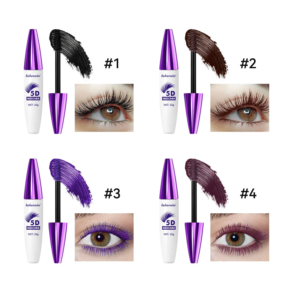 5D Waterproof Lengthening Mascara Volumizing Eyelash Cosmetics - 6