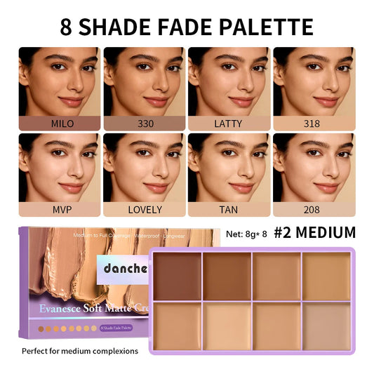 Cream Concealer Palette Full Coverage Contour & Tattoo Cover Makeup