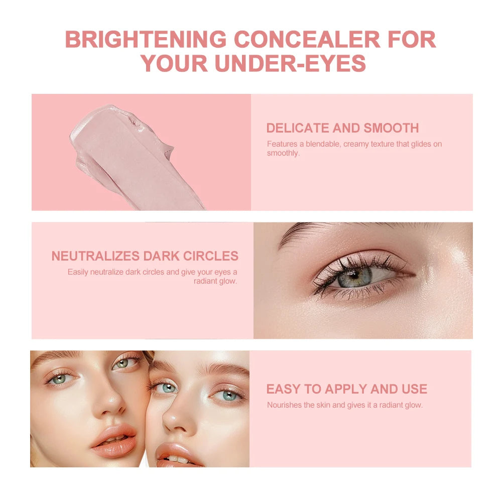 Lakerain Under Eye Brightener Hydrating Concealer Cream