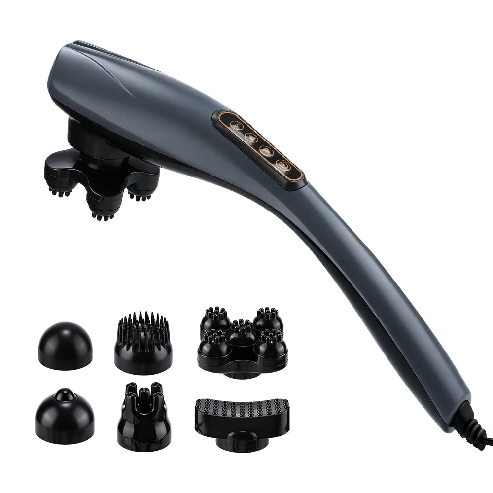 Electric Dolphin Handheld Back Neck and Body Muscle Massager Hammer - 15