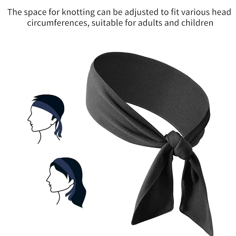 Unisex Sweatband Sports Headband Moisture Wicking Athletic Hair Tie - 8