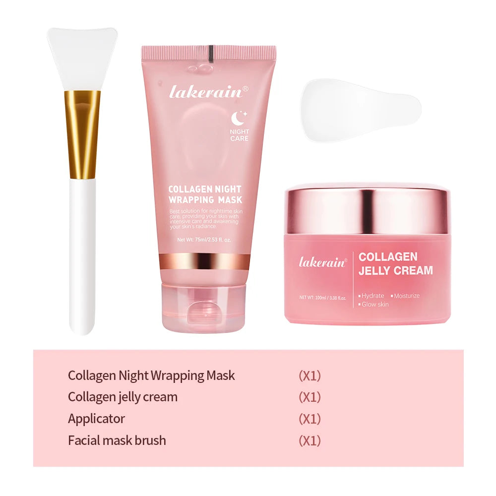 Collagen Jelly Cream Peel-Off Overnight Mask Hydrating Firming Skincare - 52