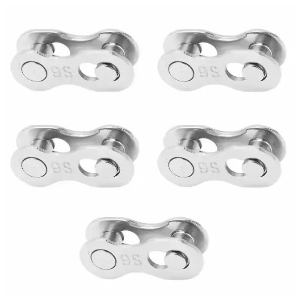 5 Pair Gold Bicycle Chain Quick Link Connector for 6 to 12 Speed Bikes