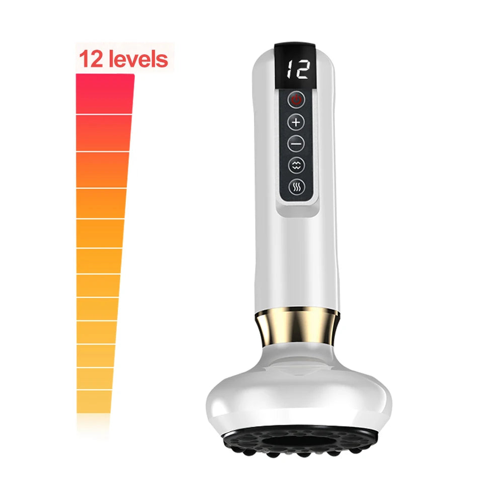 Electric Guasha Cupping Massager Scraping Body Shaping Tool