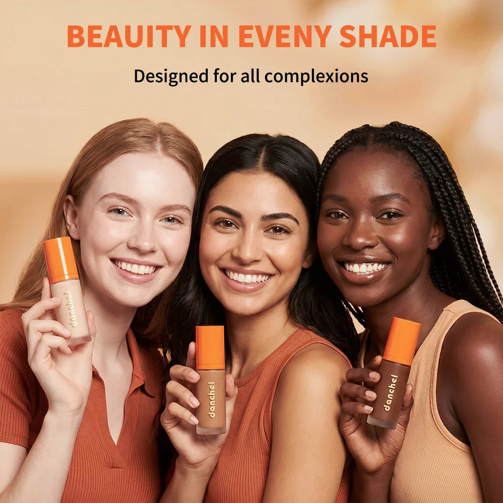 2-in-1 Liquid Foundation & Concealer Matte Face Makeup - 3
