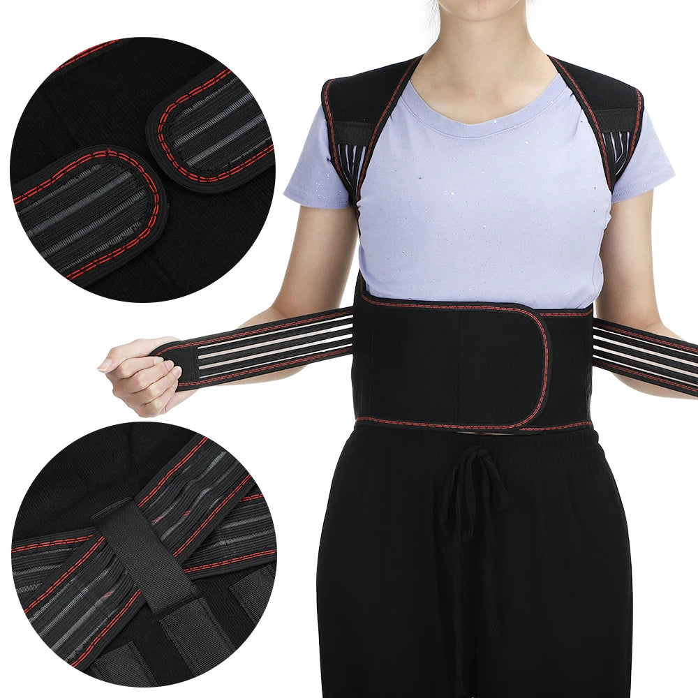Tourmaline Magnetic Self Heating Back Waist Vest Brace - 22