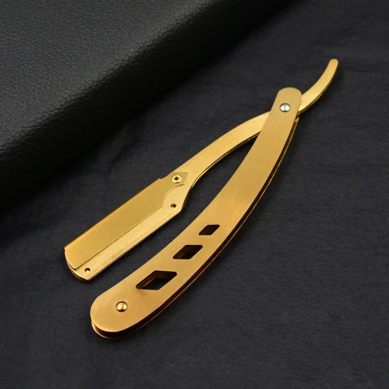 Men Shaving Razor Folding Barber Hair Removal Knife