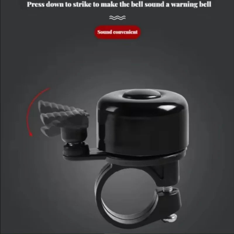 Aluminum Alloy Bicycle Bell Crisp Sounding Bike Handlebar Ring Horn - 4