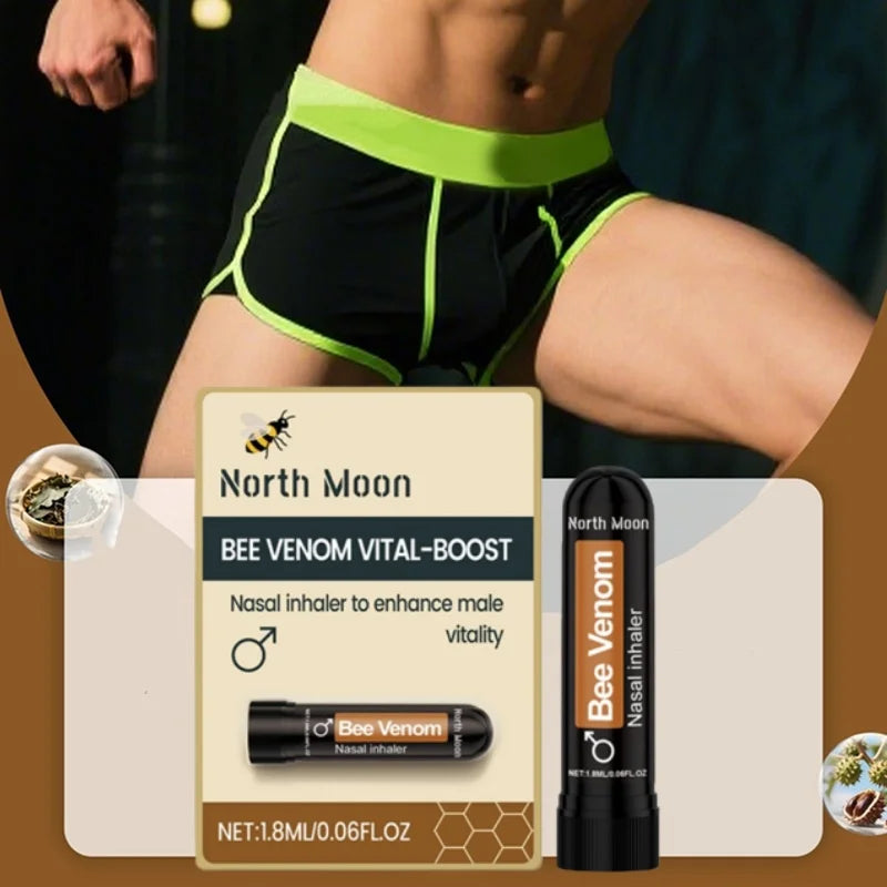 Mens Nursing Nasal Sniffing Stick Bee Venom Vital Boost Inhaler - 1