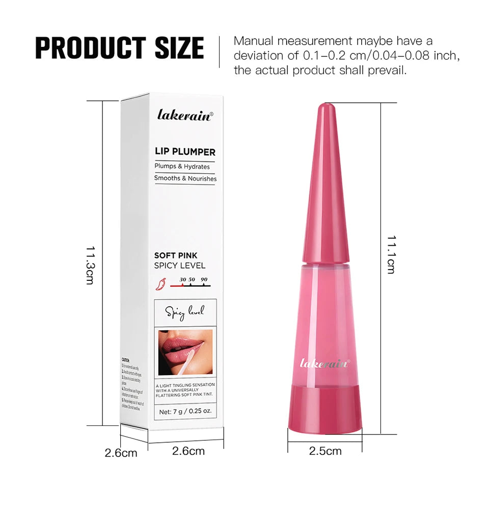 Instant Plumper Lip Gloss High Shine Moisturizing Lip Serum