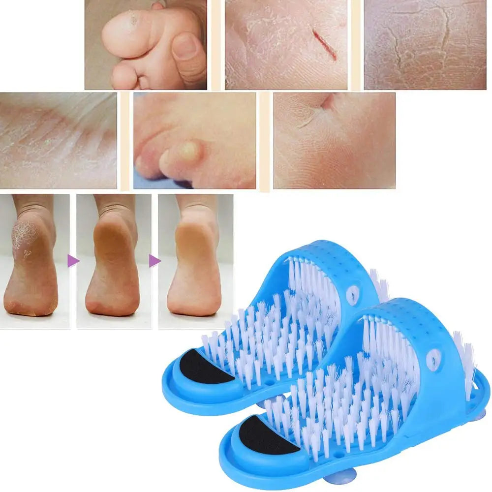 Shower Foot Scrubber and Bath Brush Exfoliating Foot Cleaner - 14