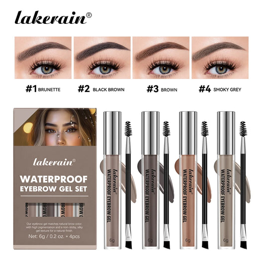 Waterproof Eyebrow Gel Set Long Lasting Liquid Tint Makeup