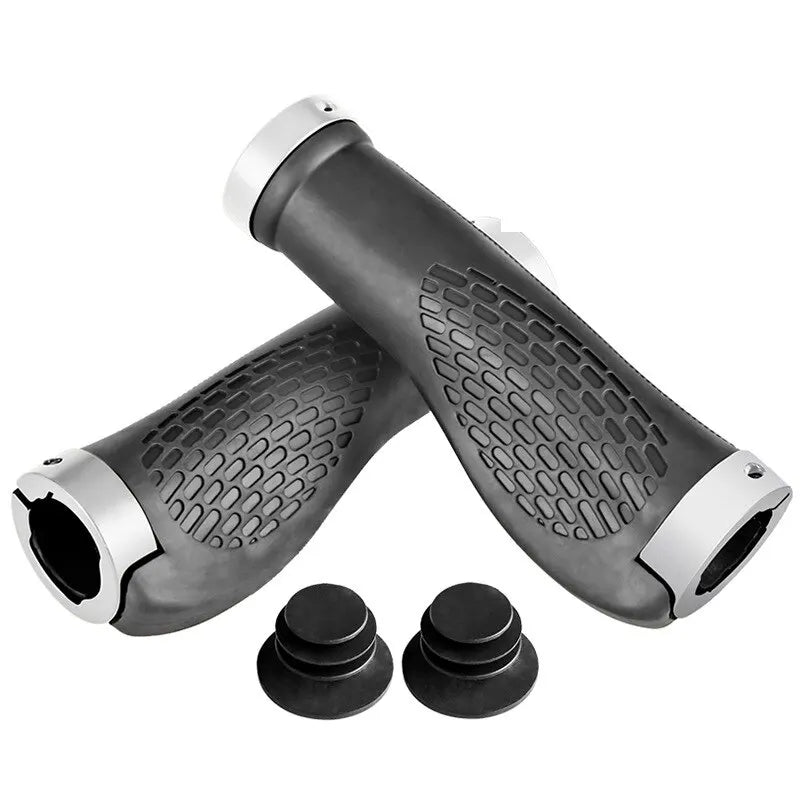 Ergonomic MTB Bicycle Handlebar Grips Anti Slip Rubber Lock On Grips