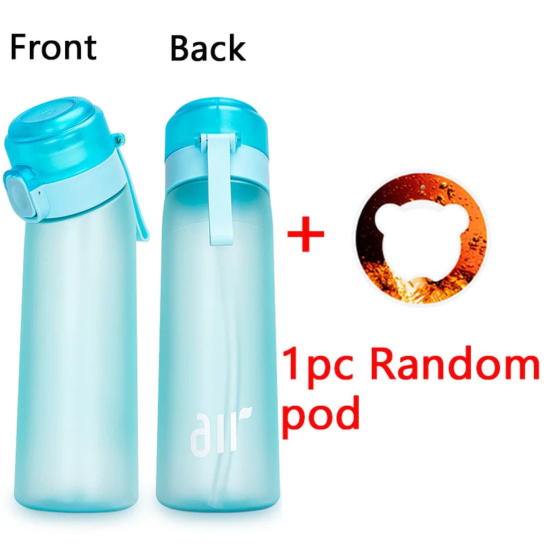 800ml Scented Water Bottle Portable Flavor Pod Sports Hydration Cup