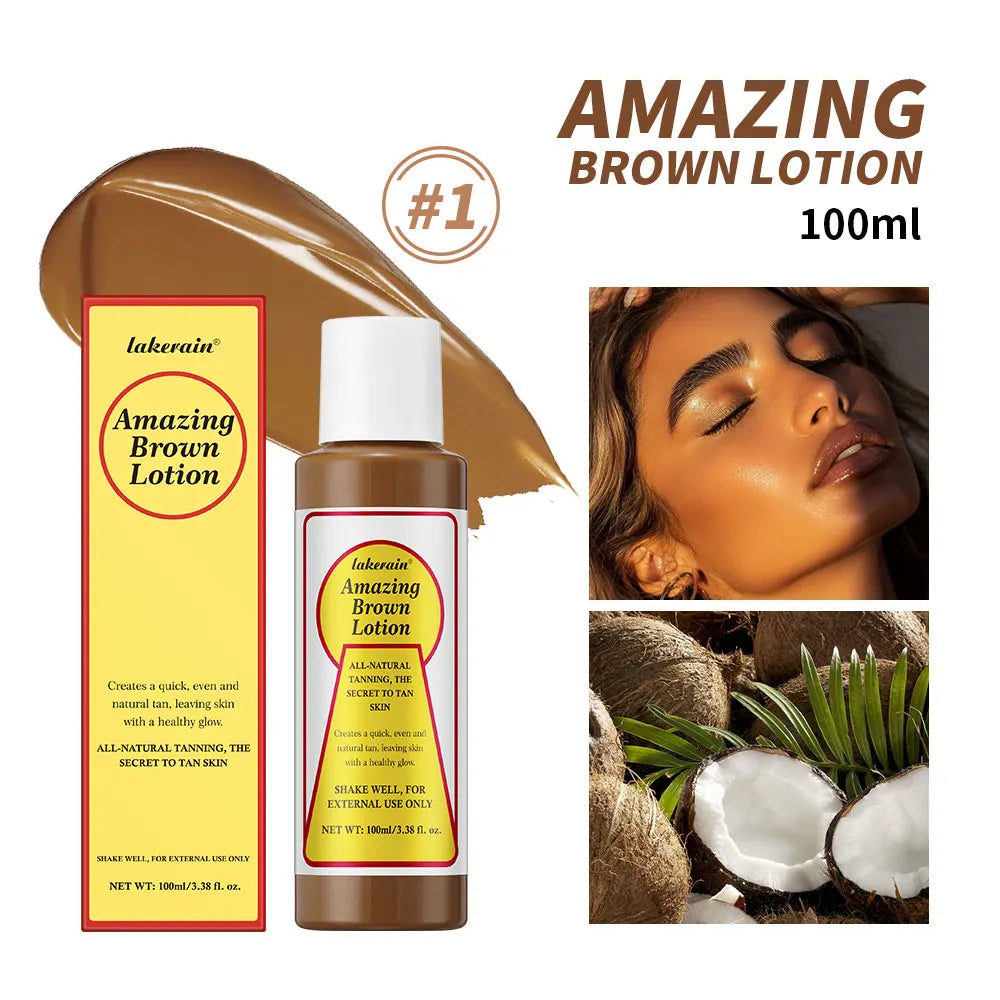 Amazing Brown Tanning Lotion Self Tanner Booster - 32