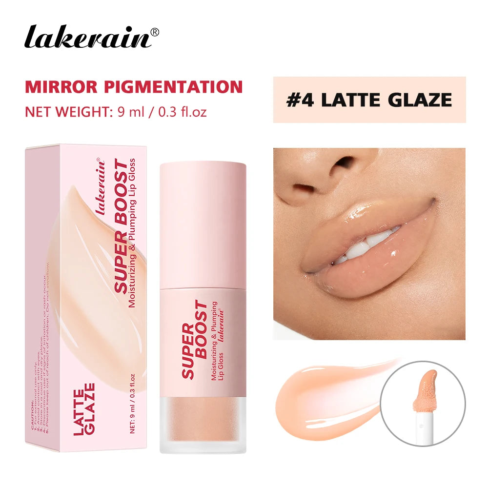 Lakerain Plumping Lip Gloss Hydrating Mirror Shine Lip Gloss - 18