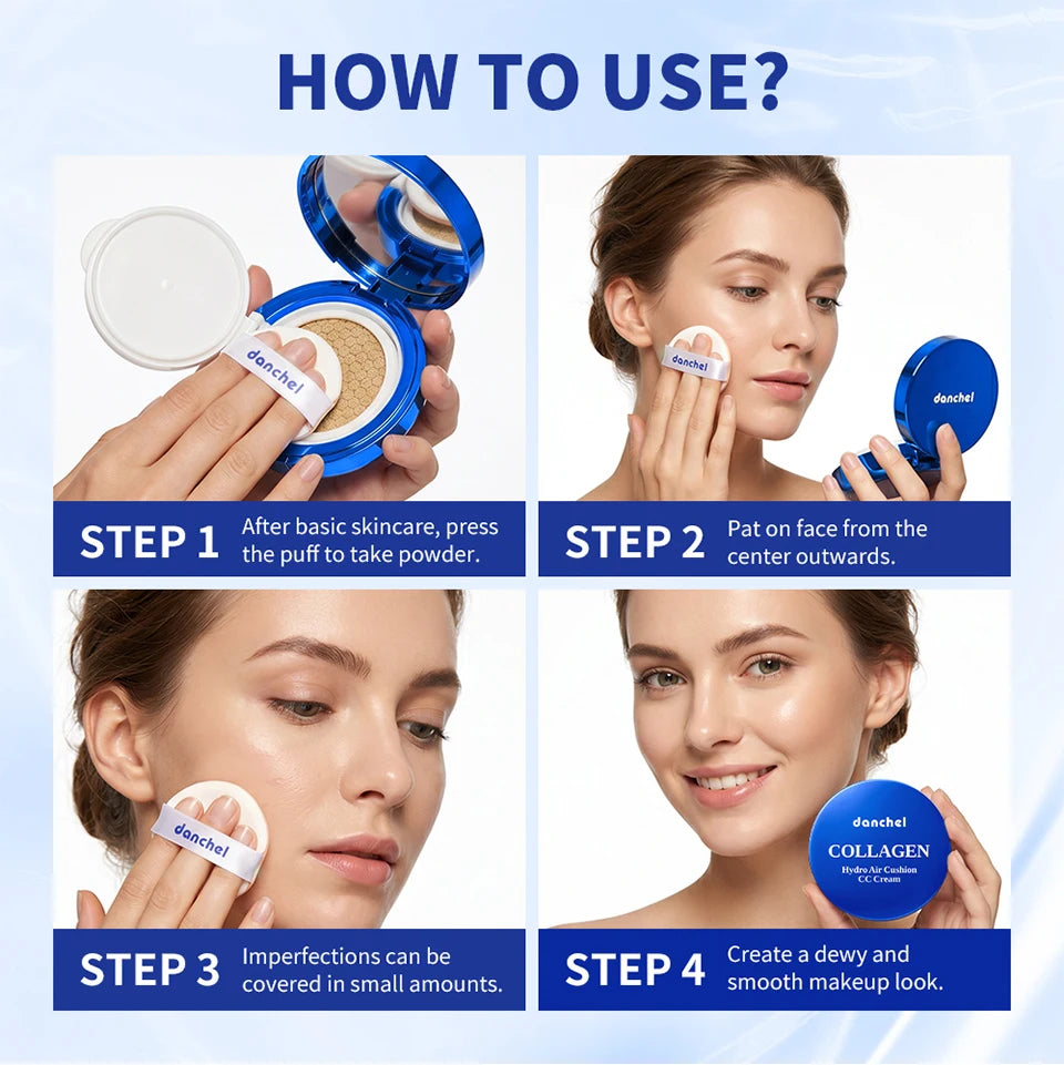 Collagen Air Cushion CC Cream Liquid Foundation Makeup - 17