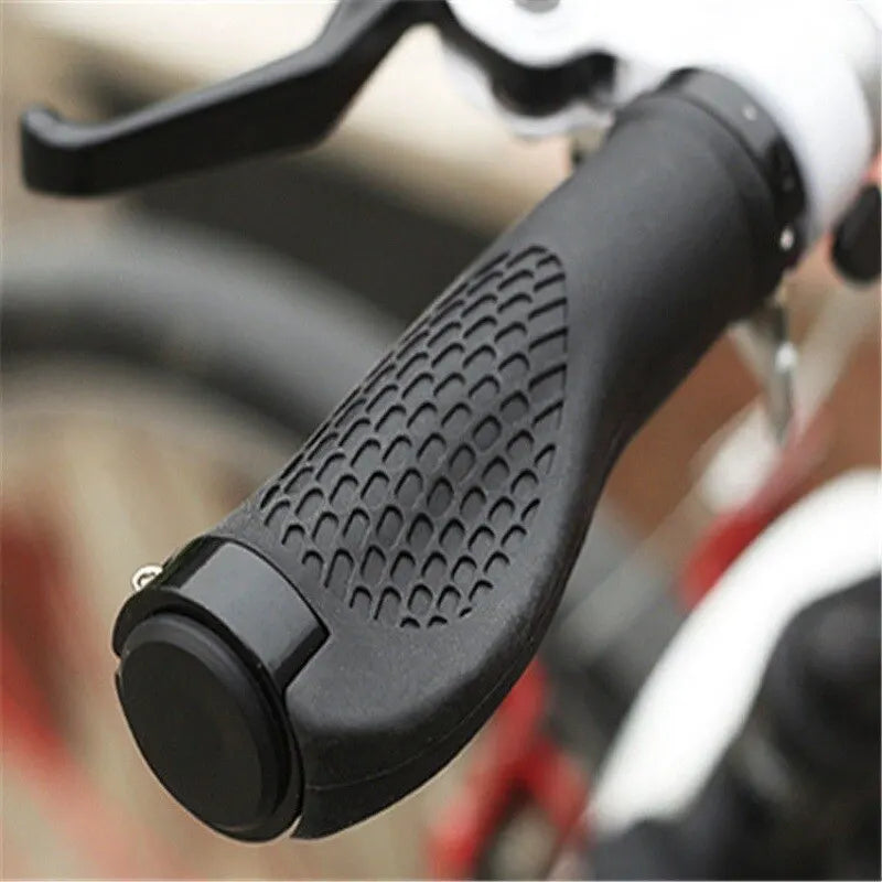 Ergonomic MTB Bicycle Handlebar Grips Anti Slip Rubber Lock On Grips - 4