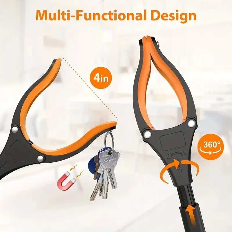 Foldable Grabber Tool Reacher Magnetic Pick Up Helper for Trash - 2