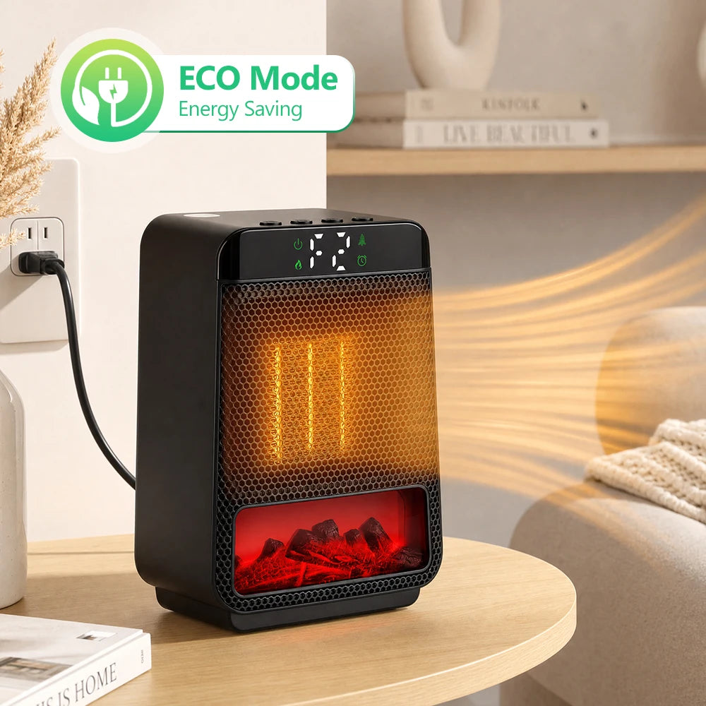 Portable Desktop Electric Heater PTC Ceramic Fast Warm Air Blower - 2