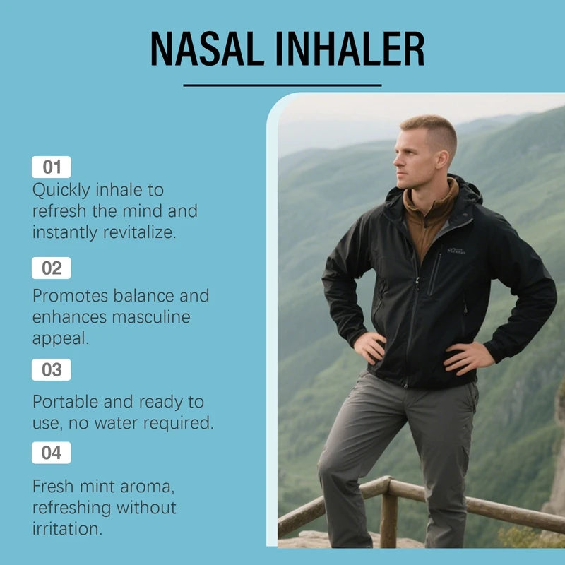 Mens Nasal Suction Stick Dual Function Inhaler - 6