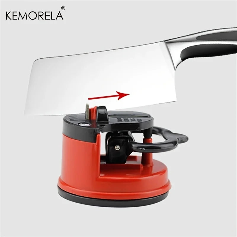 Kemorela Suction Cup Knife Sharpener Secure Kitchen Blade Honing Tool