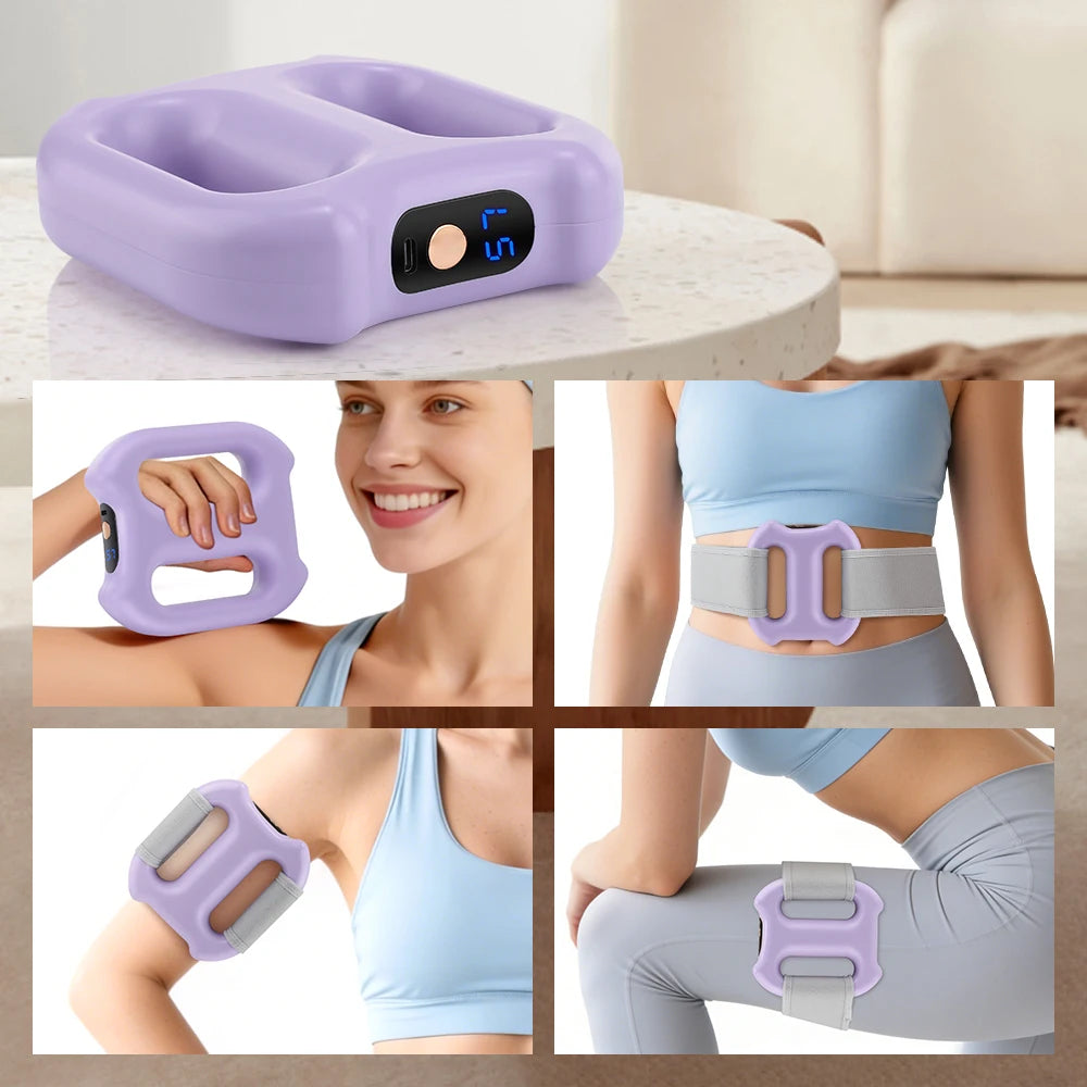 Electric Fascia Ring Fitness Body Shaping Massager