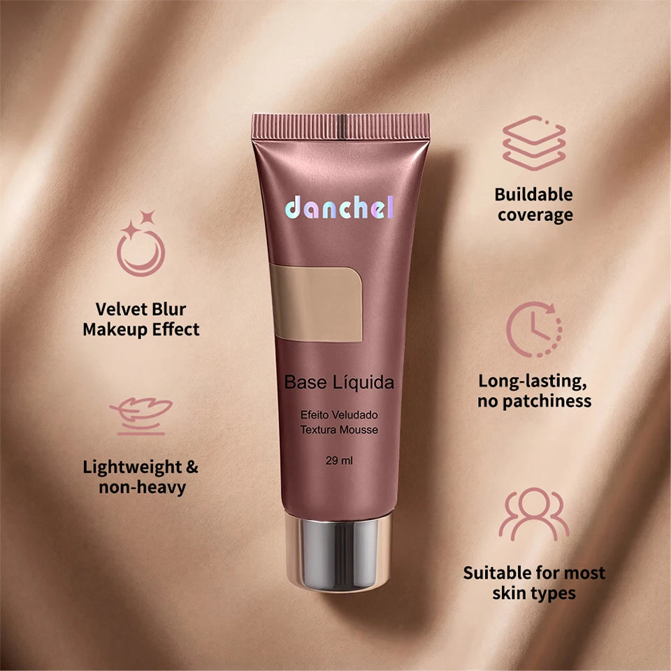Liquid Foundation Long Lasting Velvet Matte Face Makeup Base