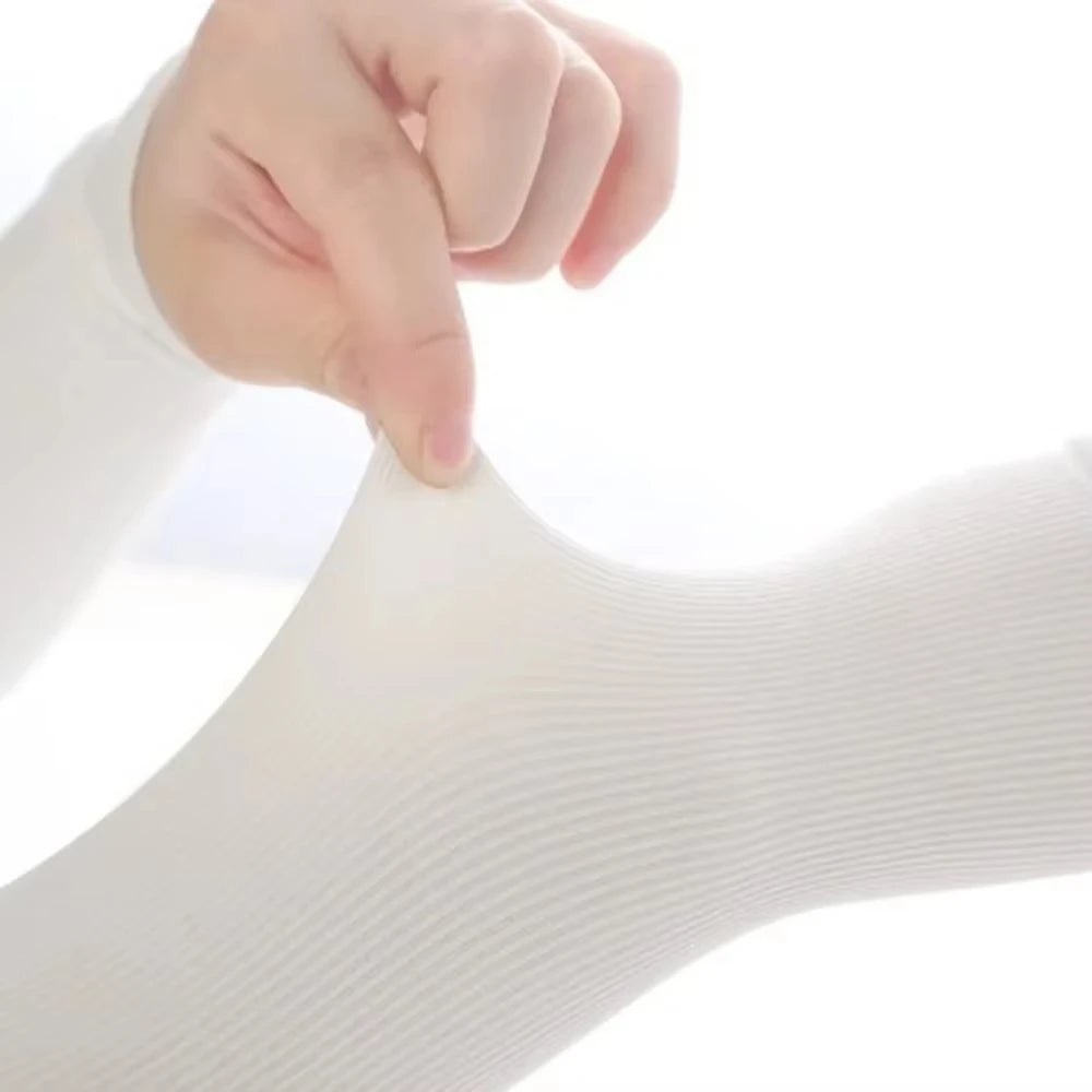 UV Protection Arm Sleeves Cooling Sunblock Covers for Sports Cycling