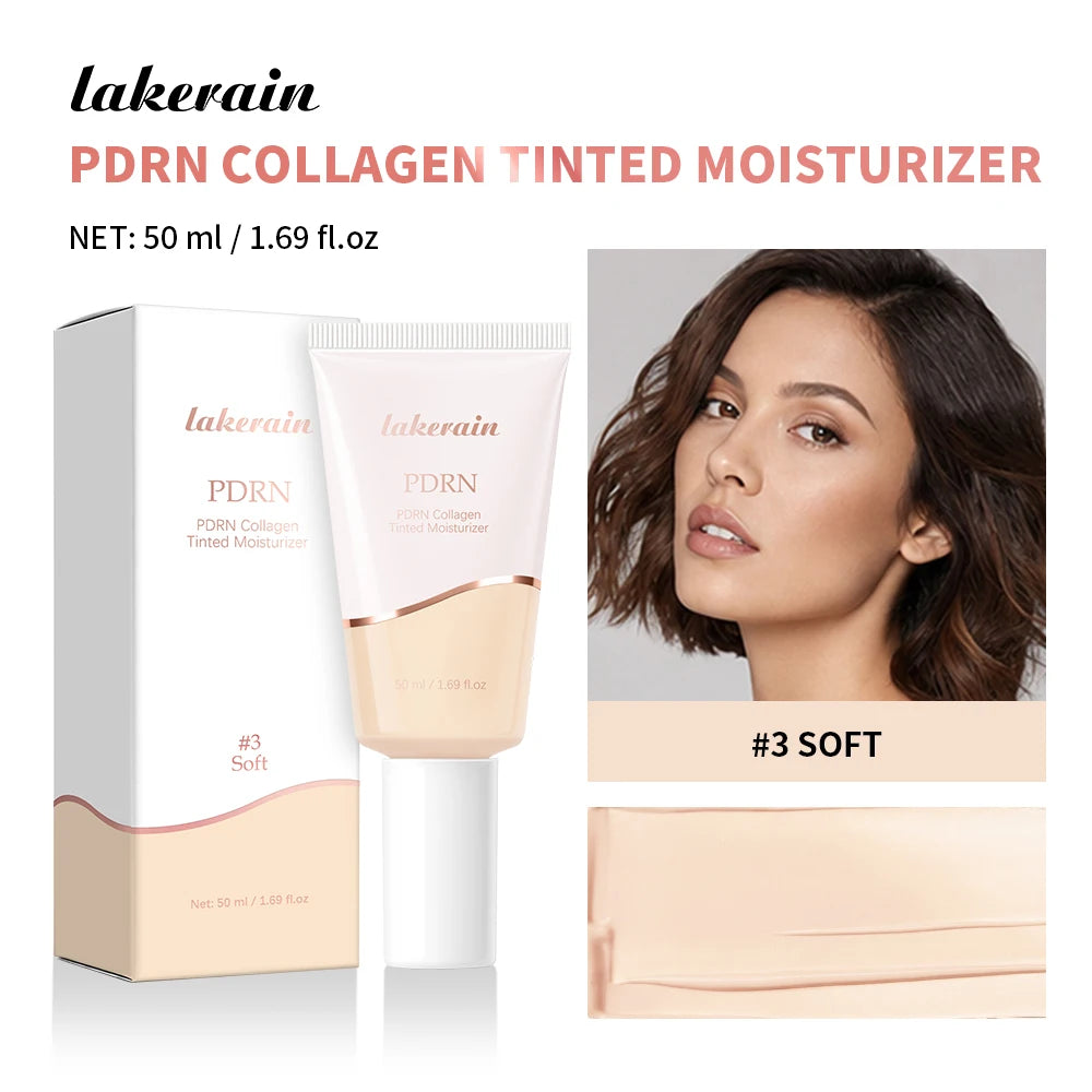 PDRN Collagen Tinted Moisturizer Radiant Glow Foundation Makeup - 28