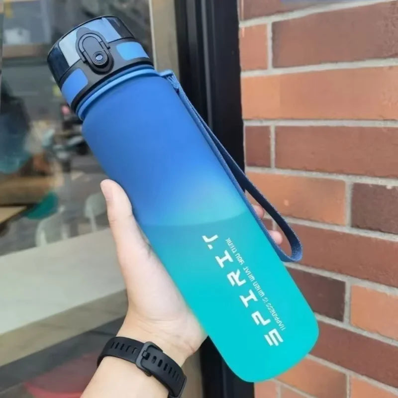 Motivational Sports Water Bottle Leak Proof Gym Jug Travel Cup - 20