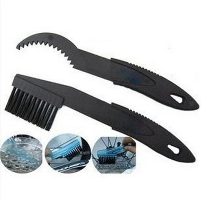 Portable Bicycle Chain Cleaner Tool Bike Brush Scrubber Cycling Wash Kit