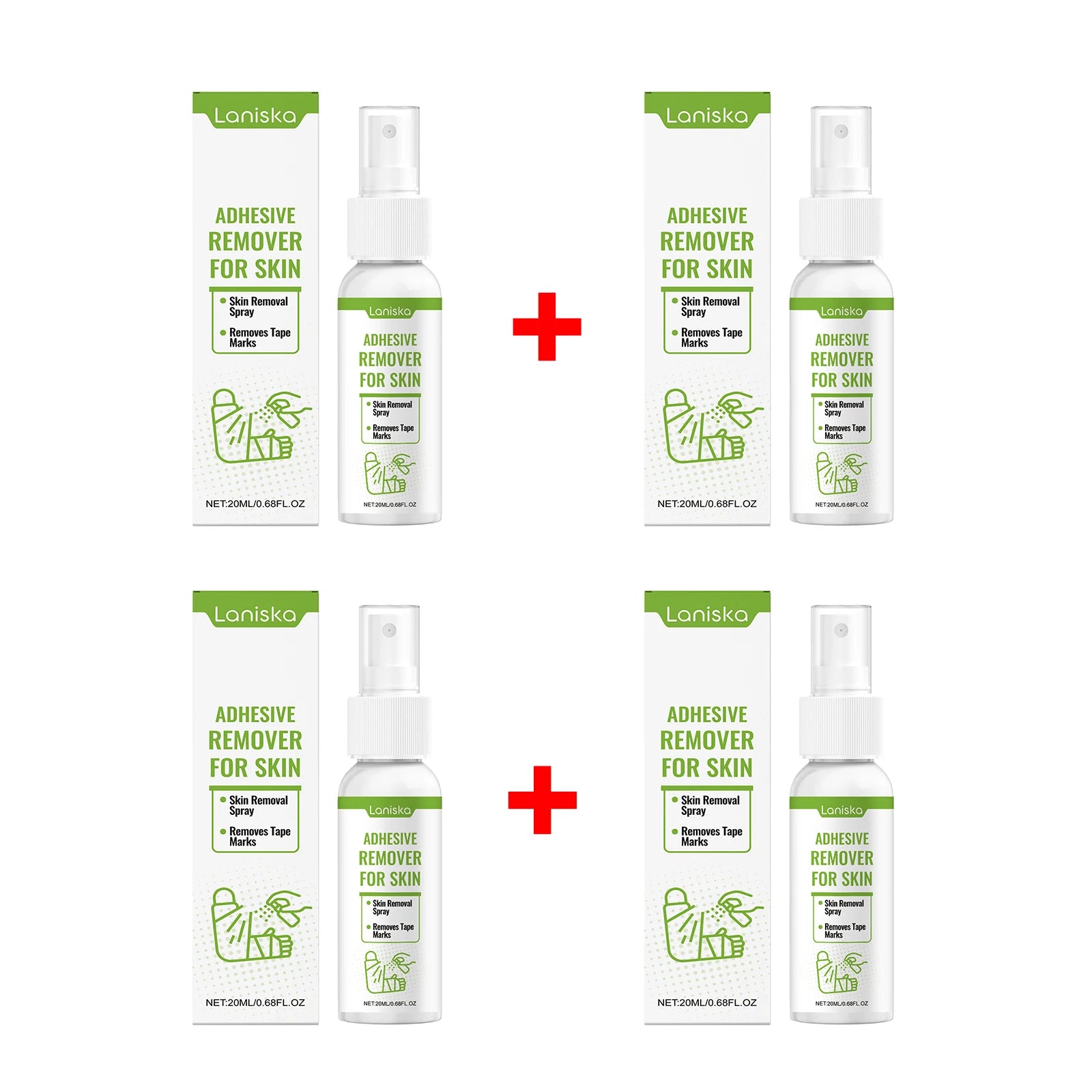Gentle Adhesive Remover Spray for Skin Tape Marks - 19