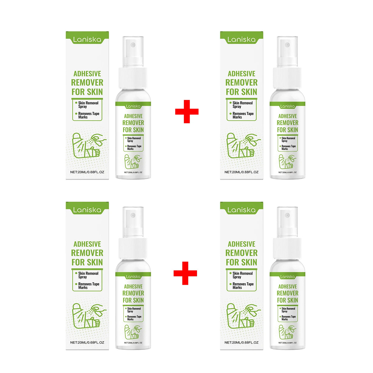 Gentle Adhesive Remover Spray for Skin Tape Marks