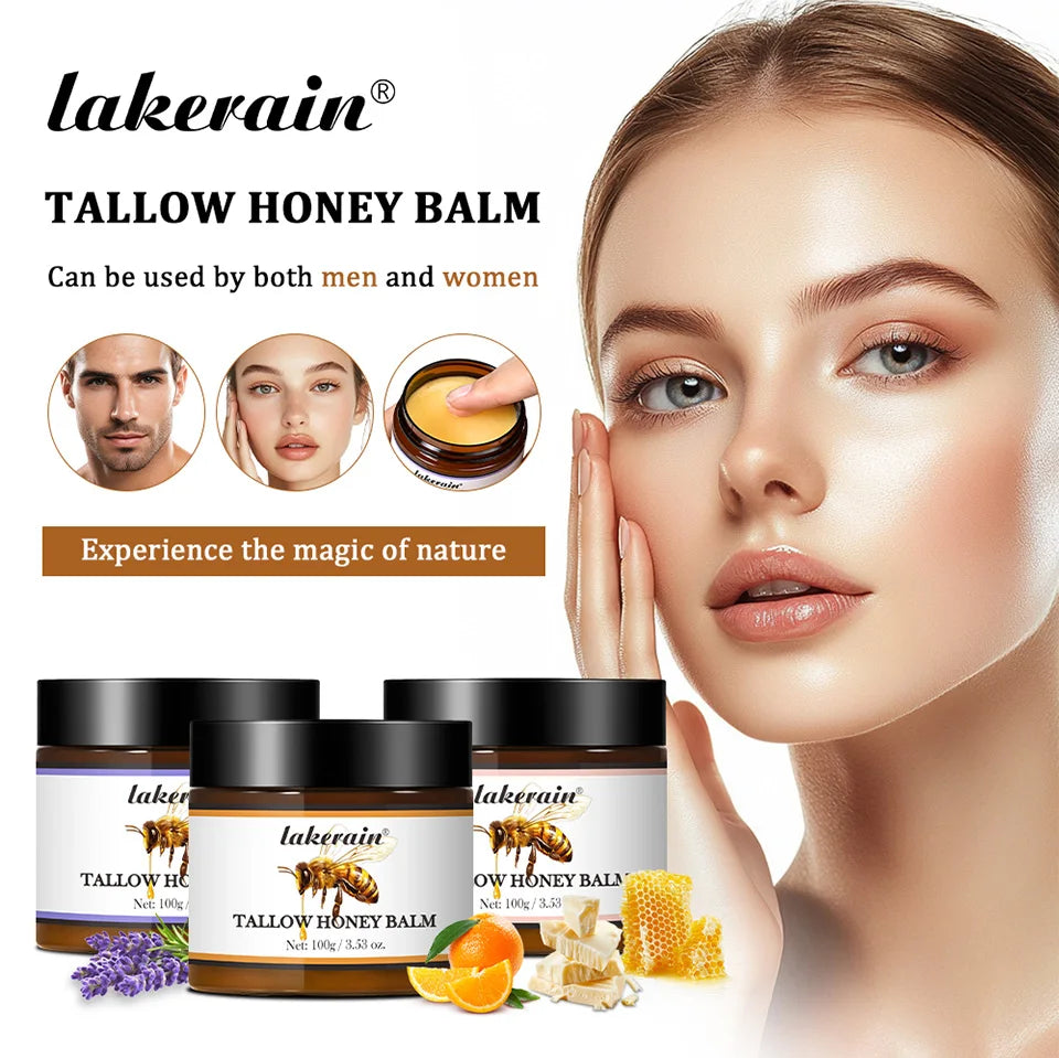 Whipped Beef Tallow and Honey Balm Face Cream