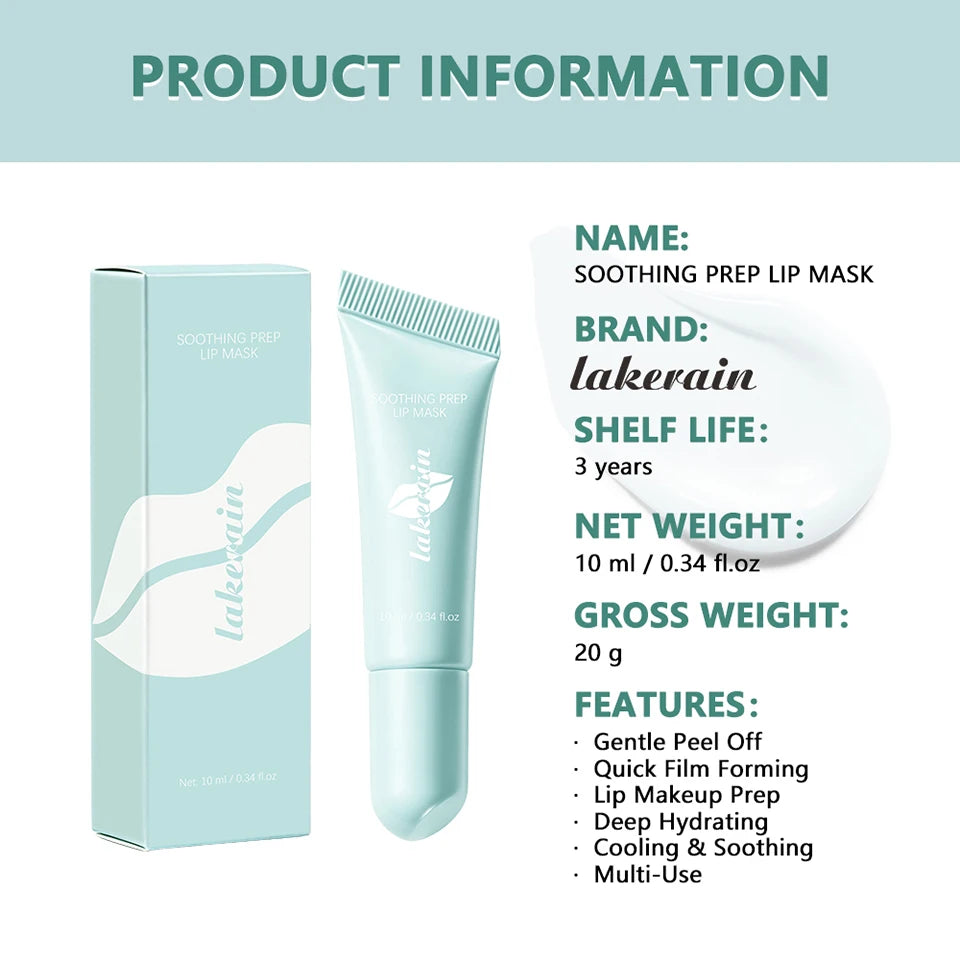 Cooling Peel Off Lip Mask Hydrating Soothing Lip Balm
