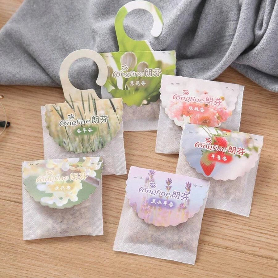 5 10 Pack Wardrobe Hanging Sachets Air Freshener Closet Odor Eliminator - 9