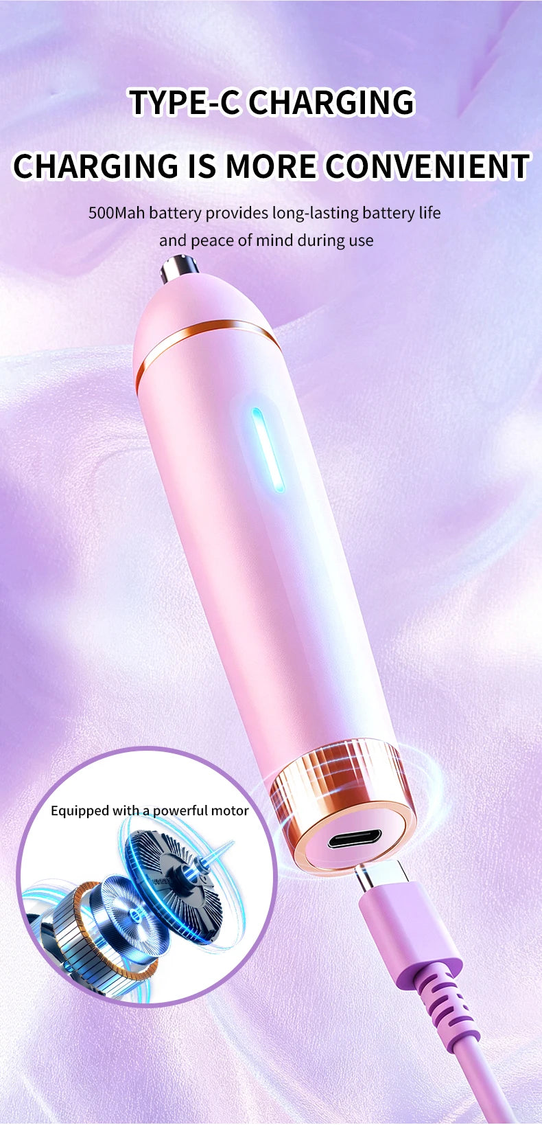 3 in 1 Electric Lady Shaver Waterproof Bikini Trimmer and Epilator - 16