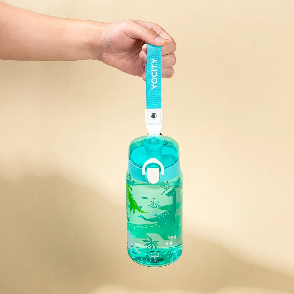 550ml Dinosaur Water Bottle Portable Cartoon Kids Sports Drink Cup - 13