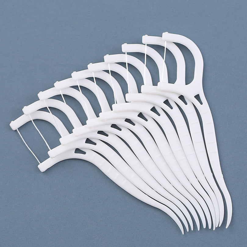 Dental Floss Picks Ultra Fine Toothpicks Interdental Cleaning Sticks