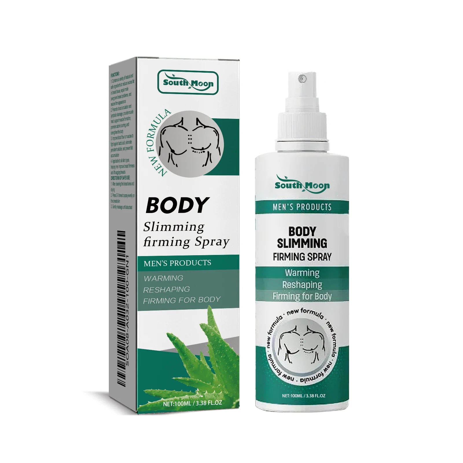 Gynecomastia Removal Spray Male Breast Fat Reduction Oil - 12