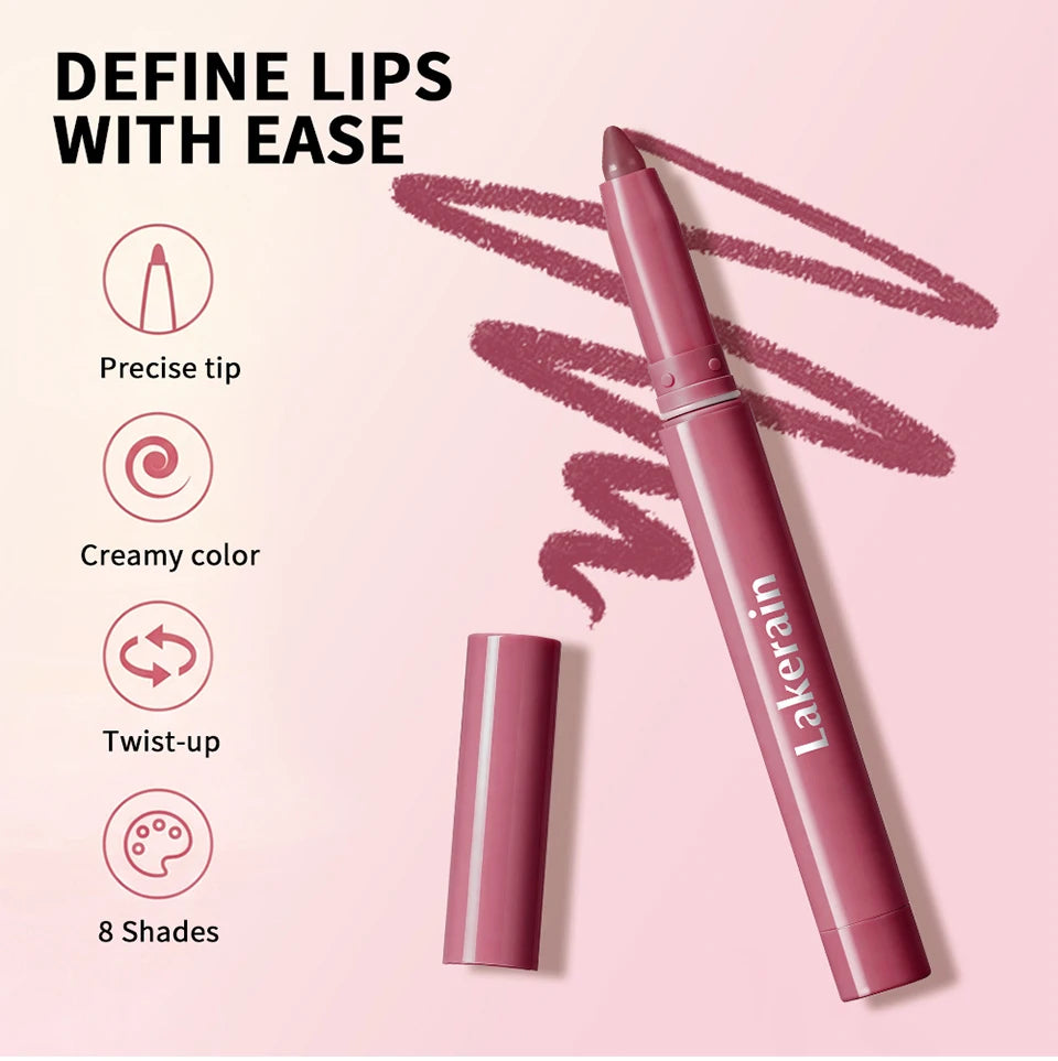 Stain Lip Liner Pencil Waterproof Matte Lip Contour Pen - 11