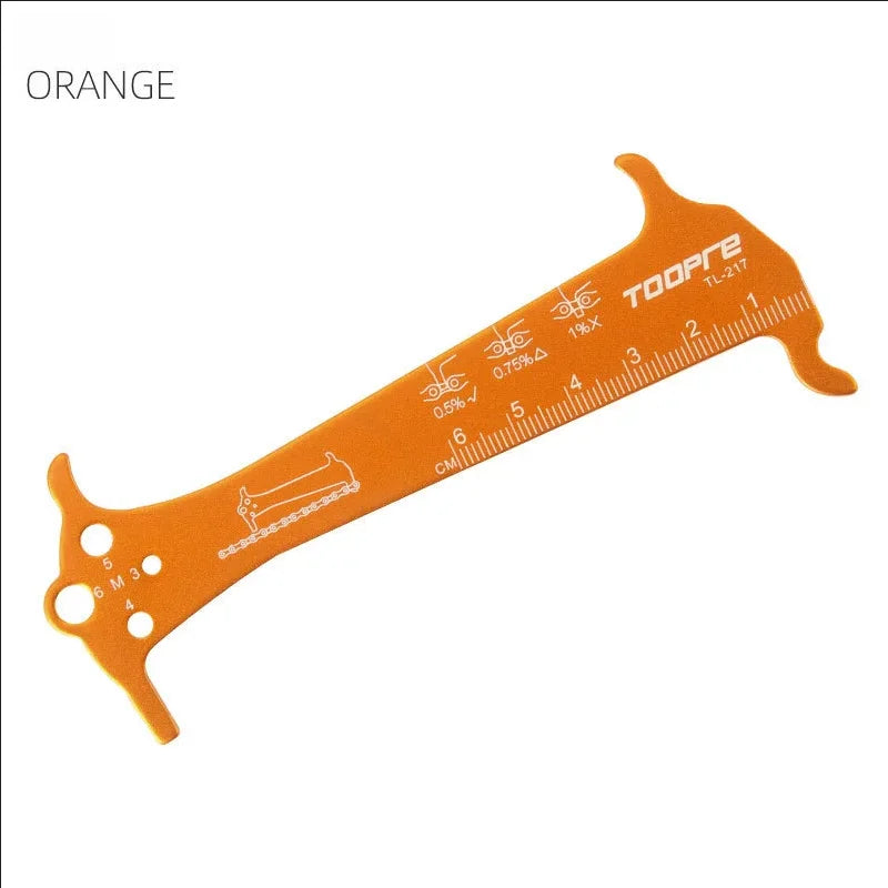 Toopre Bicycle Chain Wear Indicator Gauge Tool Bike Chain Checker Ruler - 19