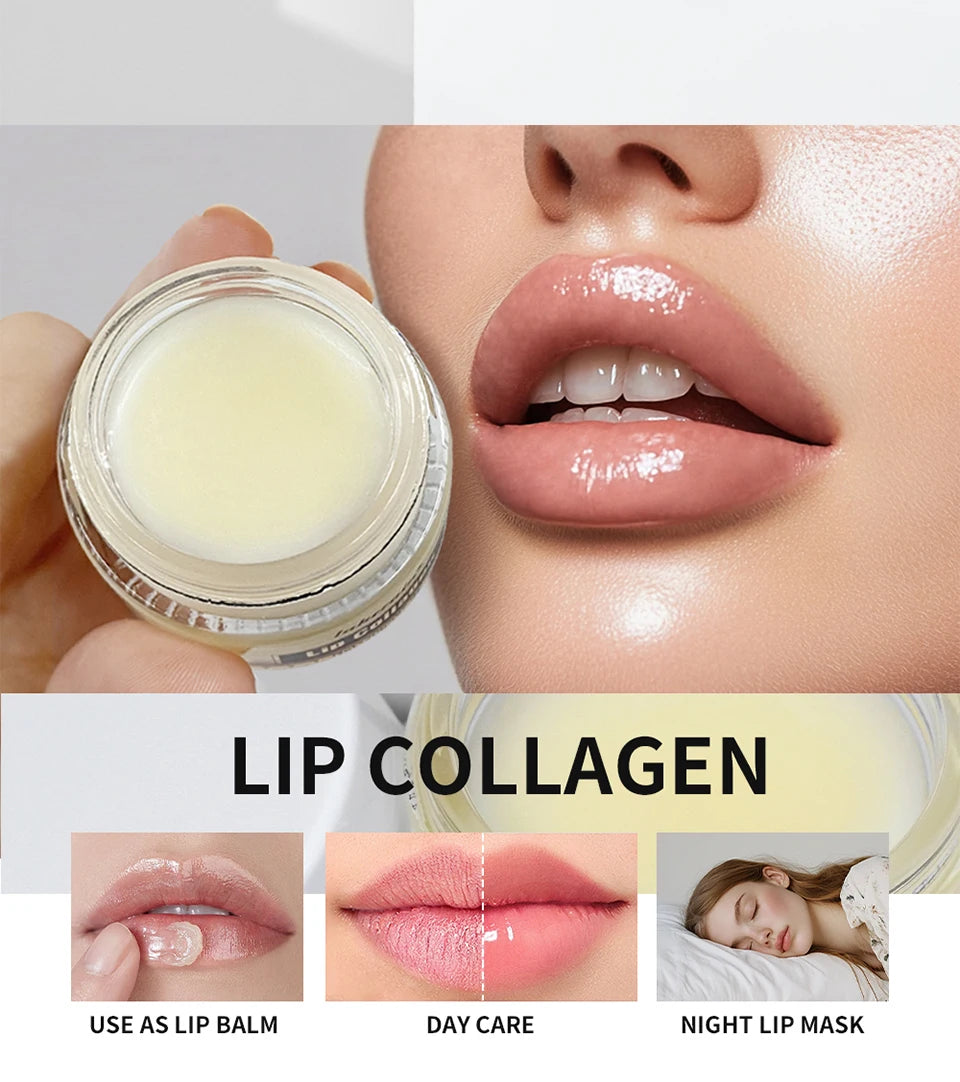 Collagen Lip Mask Moisturizing Hydrating Dry Lips Treatment