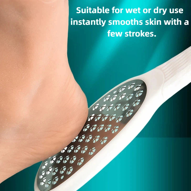 Professional Stainless Steel Foot File Cracked Heel Remover Pedicure Care - 5